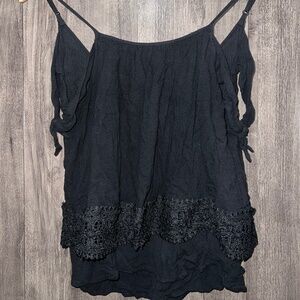 Black Sleeveless Top
